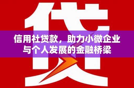 富县信用社贷款，助力小微企业与个人发展的金融桥梁