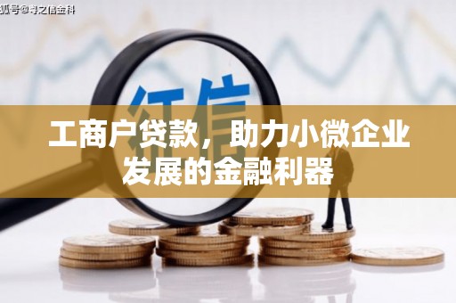富县工商户贷款,助力小微企业发展的金融利器 富县工商户贷款,助力小微企业发展的金融利器