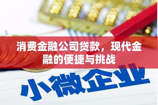 富县消费金融公司贷款，现代金融的便捷与挑战