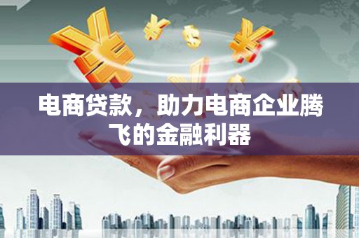 富县电商贷款，助力电商企业腾飞的金融利器
