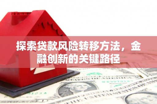 富县探索贷款风险转移方法，金融创新的关键路径