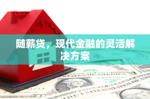 富县随薪贷，现代金融的灵活解决方案