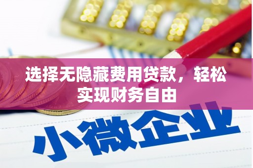 富县选择无隐藏费用贷款，轻松实现财务自由
