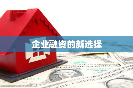 富县企业融资的新选择