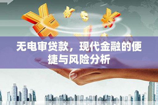 富县无电审贷款，现代金融的便捷与风险分析