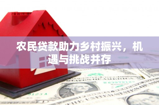 富县农民贷款助力乡村振兴，机遇与挑战并存