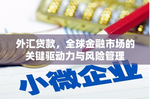 富县外汇贷款，全球金融市场的关键驱动力与风险管理
