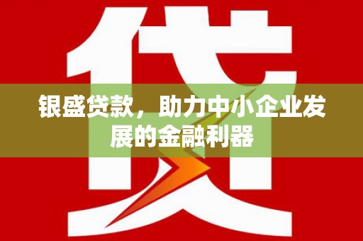 富县银盛贷款，助力中小企业发展的金融利器