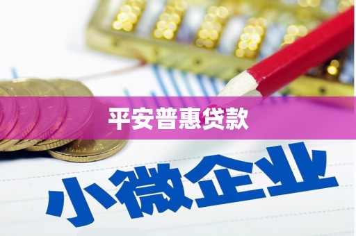 富县平安普惠贷款