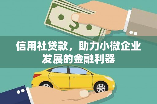 富县信用社贷款，助力小微企业发展的金融利器