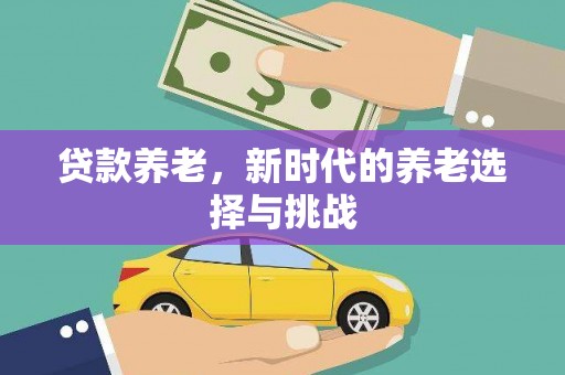 富县贷款养老，新时代的养老选择与挑战